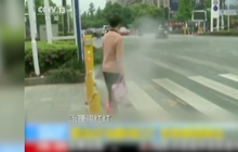 จีนผุดนวัตกรรมห้ามคนข้ามถนนผิดกฎจราจร