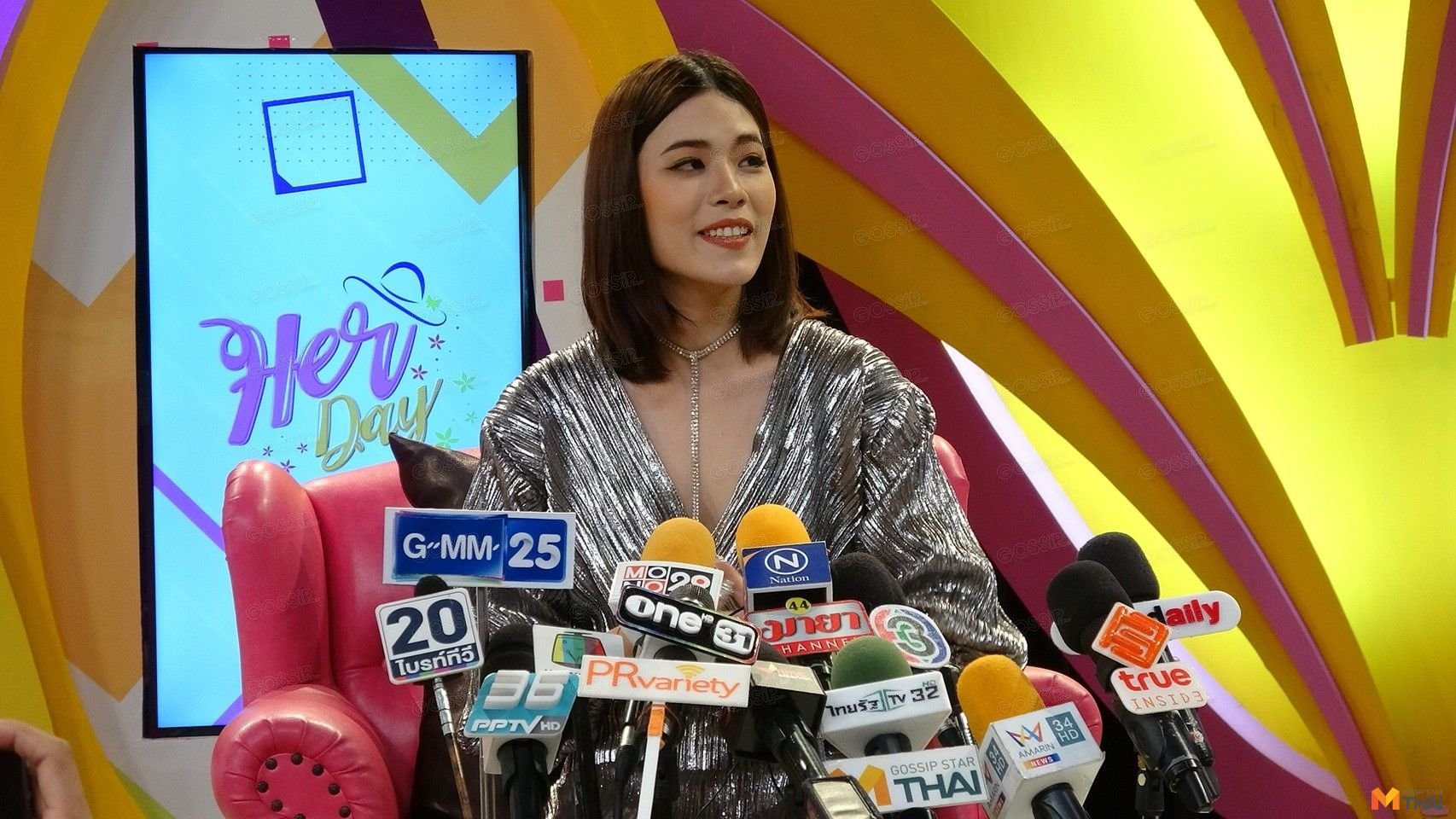 หมวยลี่ พัชมน เปิดใจกรณีไลน์หลุดคุย โป๊ป ธนวรรธน์