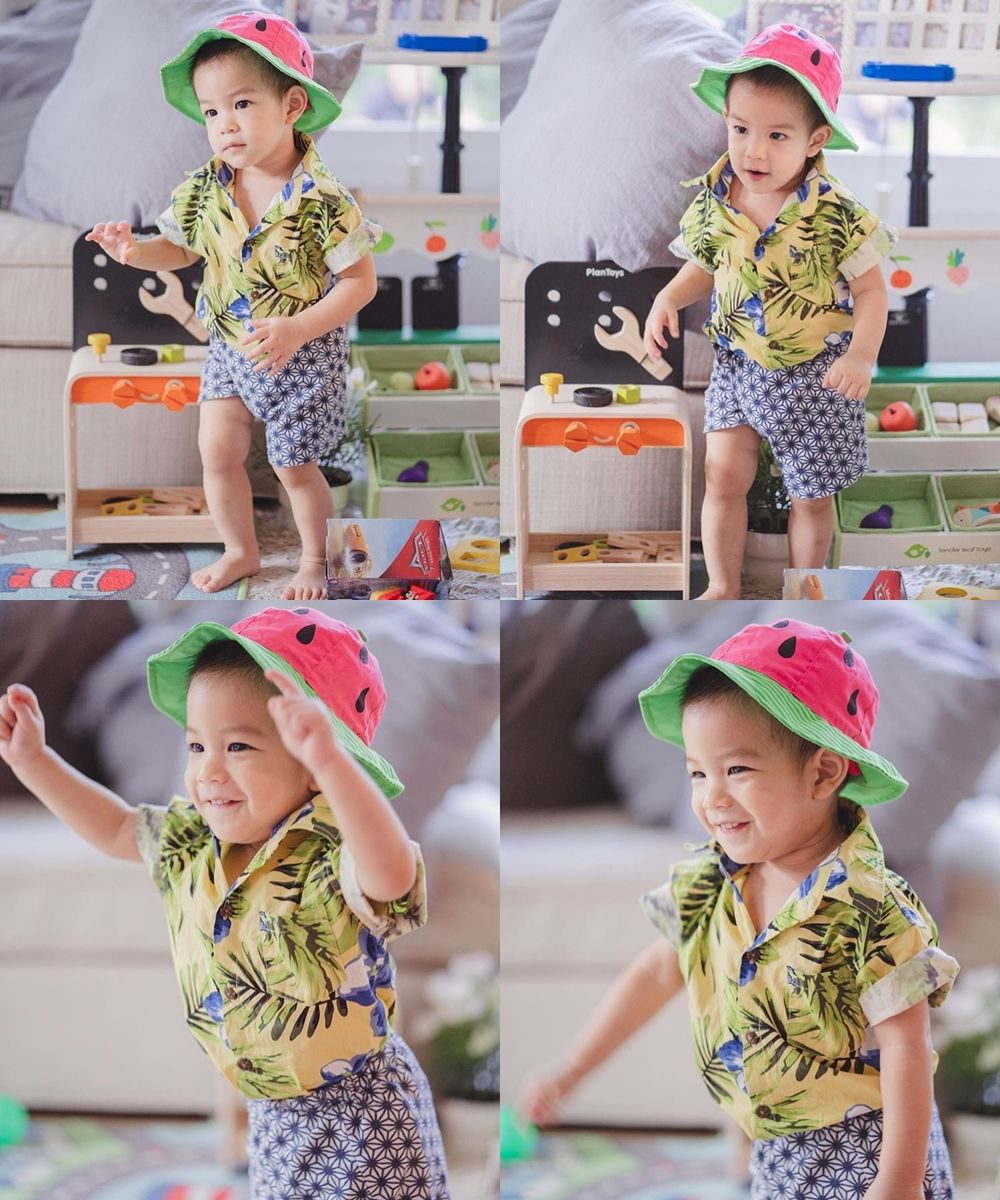 น้องดิน ลูกชาย พ่อกัปตัน - แม่เอ้ก