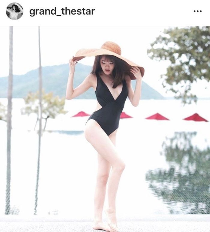 แกรนด์ ในชุดว่ายน้ำสวยแซ่บ