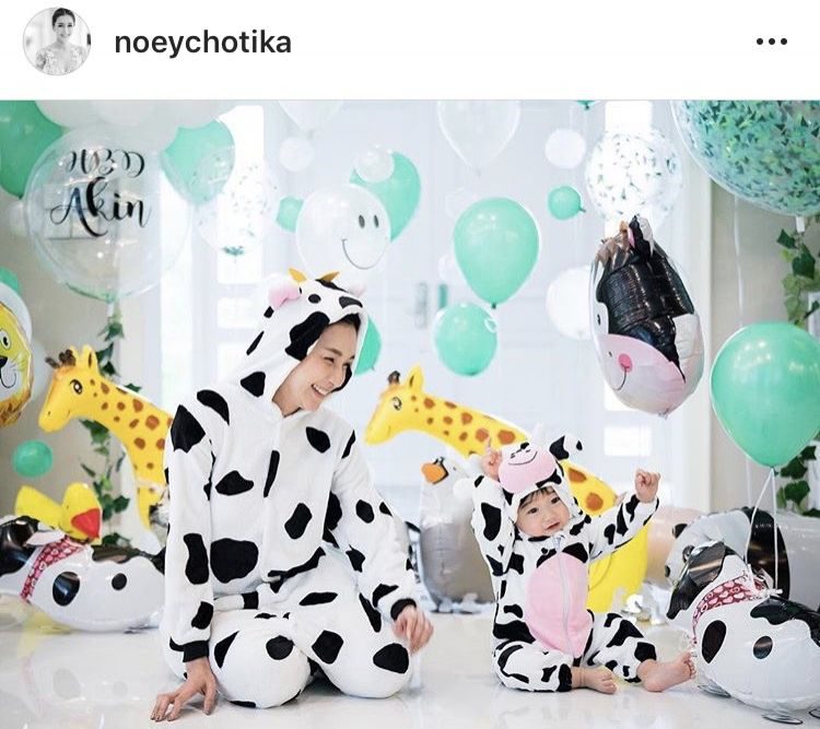 แม่เนย-น้องอคิณ น่าเอ็นดู
