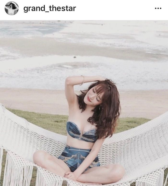 แกรนด์ ในชุดว่ายน้ำสวยแซ่บ
