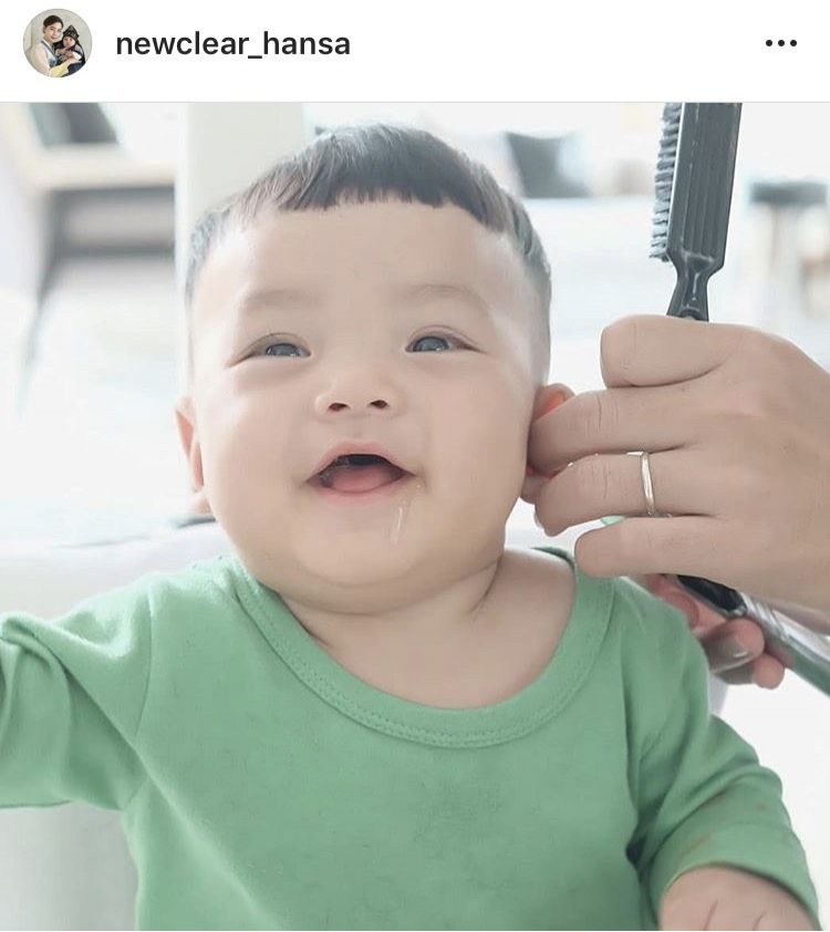 น้องไทก้า ตัดผมใหม่