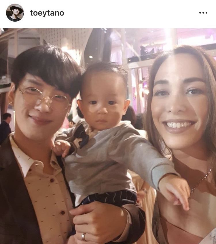 เต้ย-ซาร่า กับน้องลูกชาย แอนดี้ เขมพิมุก ยืมมาอุ้มฝึกก่อนมีเป็นของตัวเองใช่ป่าว