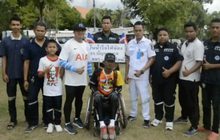 “ลุงหมี” ชายพิการหัวใจแกร่งถึงเมืองคอนแล้ว