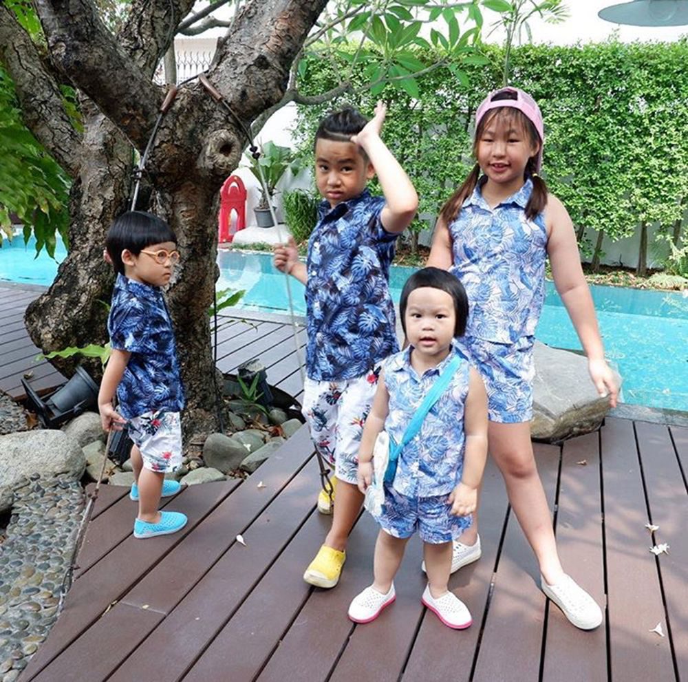 ออกัส - ออก้า - ออกู๊ด - ออเกรซ ลูกๆ ของ เปิ้ล นาคร