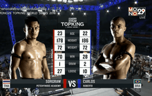 คู่ที่ 1 Super Fight : Carlos Roberto VS เซาะกราว เพชรยินดี อคาเดมี่