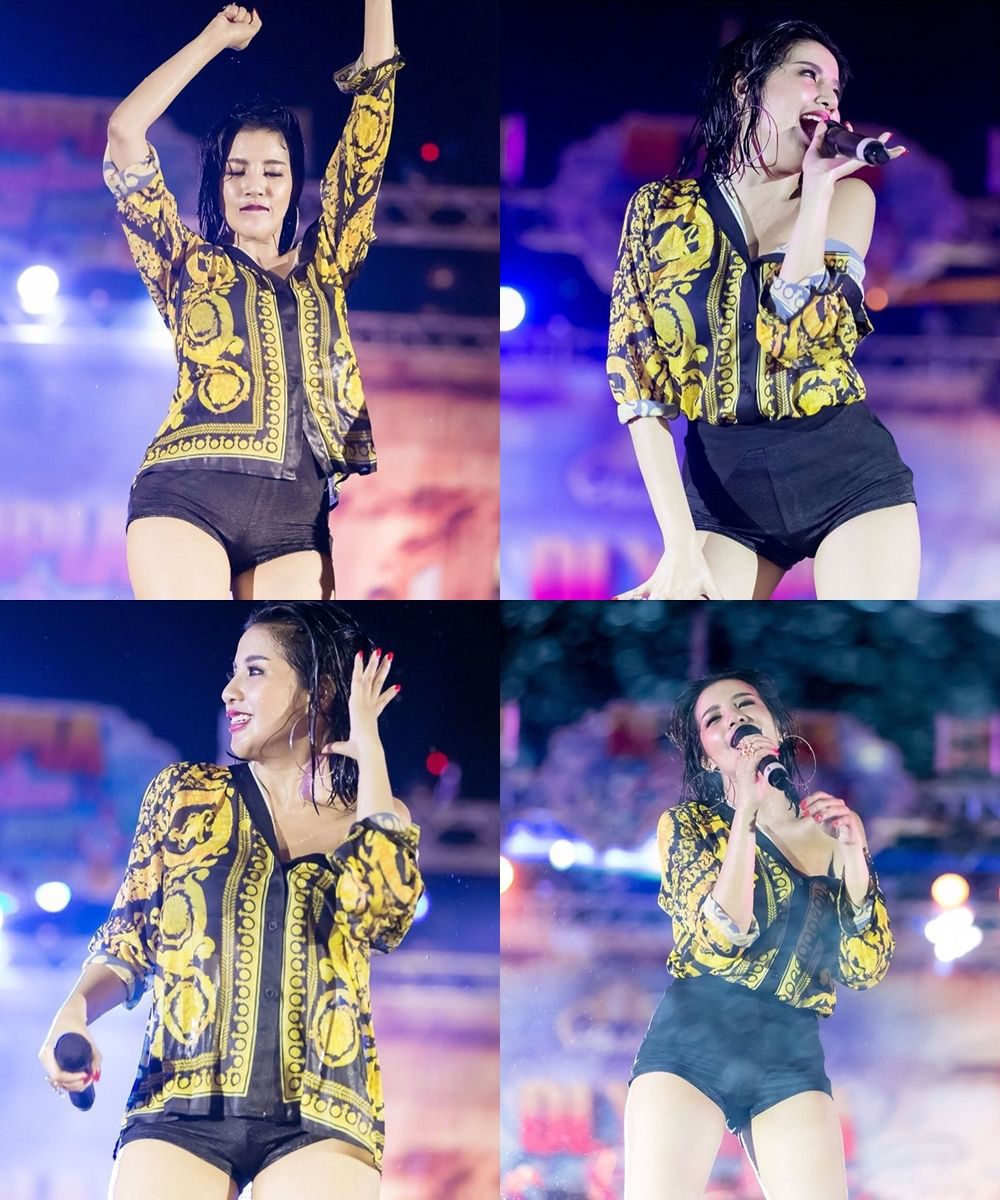 ใบเตย อาร์สยาม เปียกบนเวทีคอนเสิร์ต