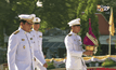 คณะบุคคลวางพานพุ่มเนื่องในวันรัฐธรรมนูญ