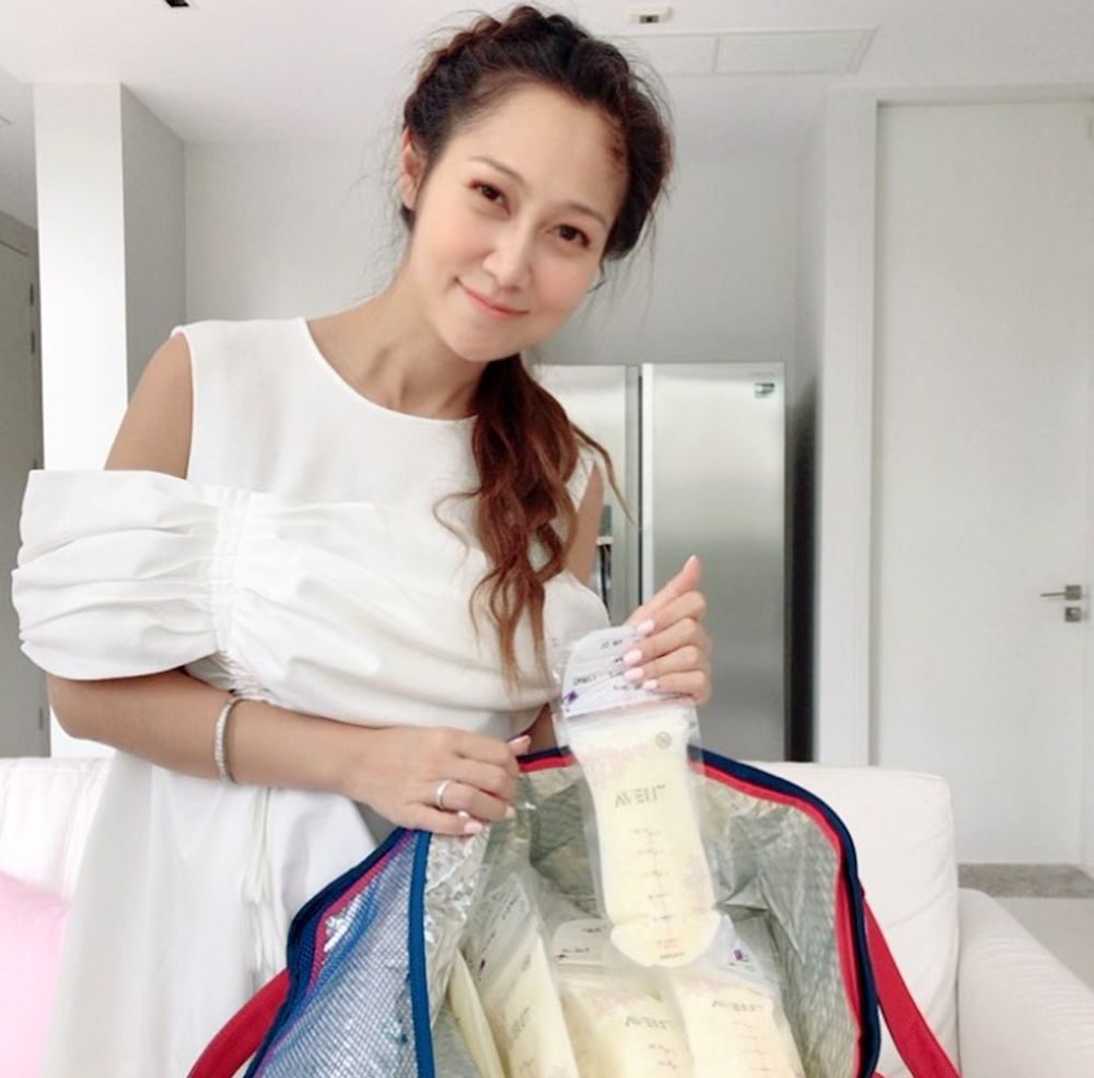 และยังใจดีบริจาคให้คุณแม่ท่านอื่นที่น้ำนมน้อยด้วย
