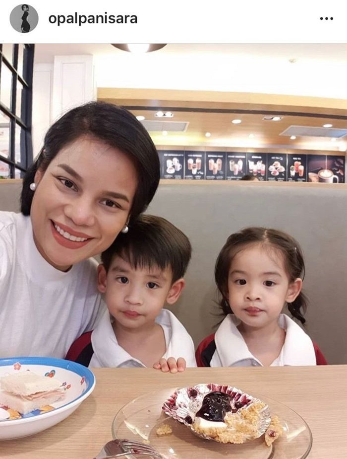 น้องอลิน-น้องอลัน ลูกแฝดชายหญิง โอปอล์ ปาณิสรา