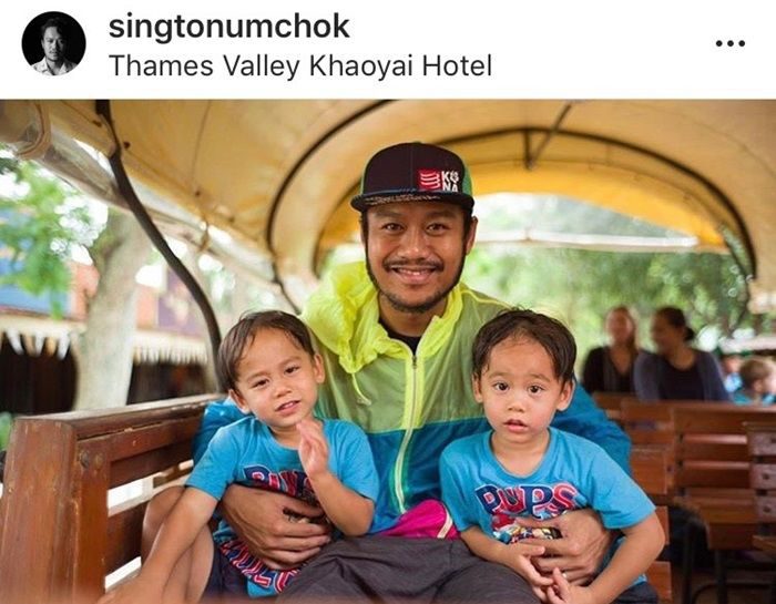 น้องคาเน-น้องคาเลโอ ลูกชายฝาแฝด สิงโต นำโชค