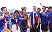 สีสันกองเชียร์ “ช้างศึก” และเวียดนาม
