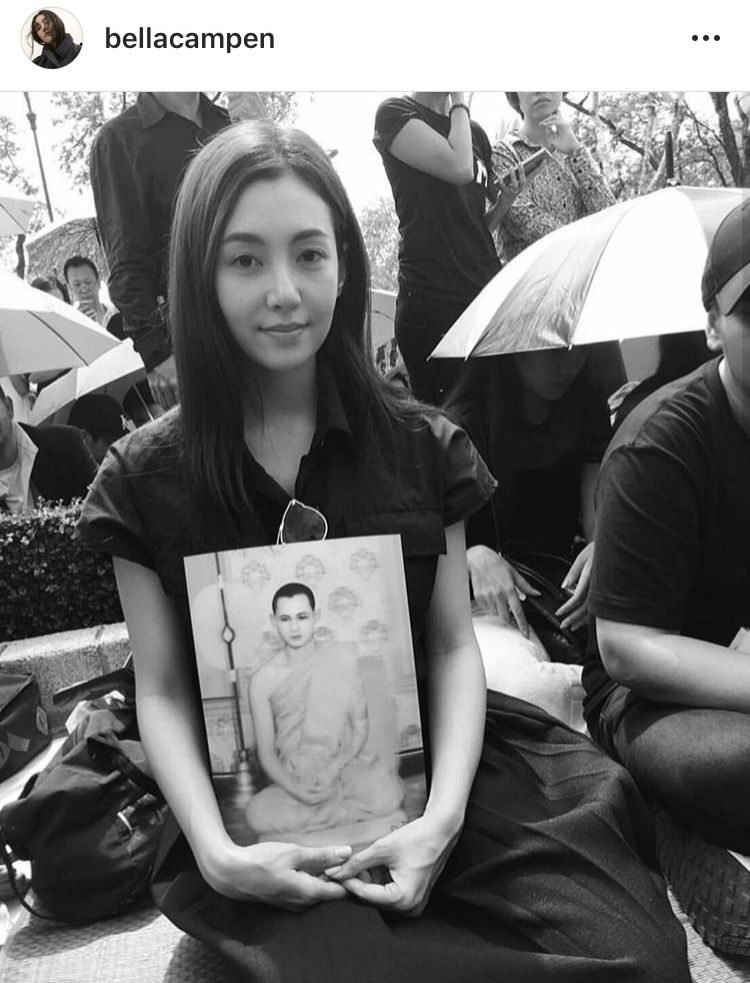 เบลล่า ราณี โพสต์ภาพน้อมรำลึกถึง ในหลวง รัชกาลที่ 9