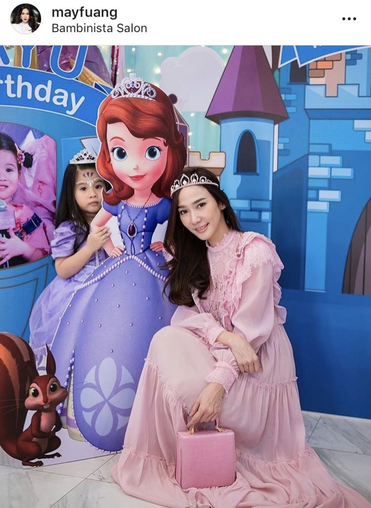 เจ้าหญิงน้องมายู-น้าอั้ม พัชราภา สวยน่ารักแพ็คคู่