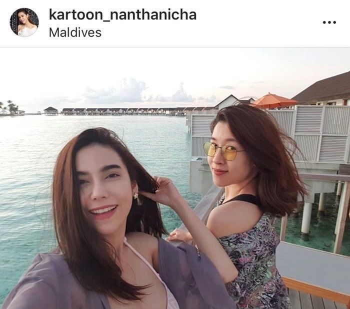 การ์ตูน นันท์ฐนิชา - เชียร์ ฑิฆัมพร