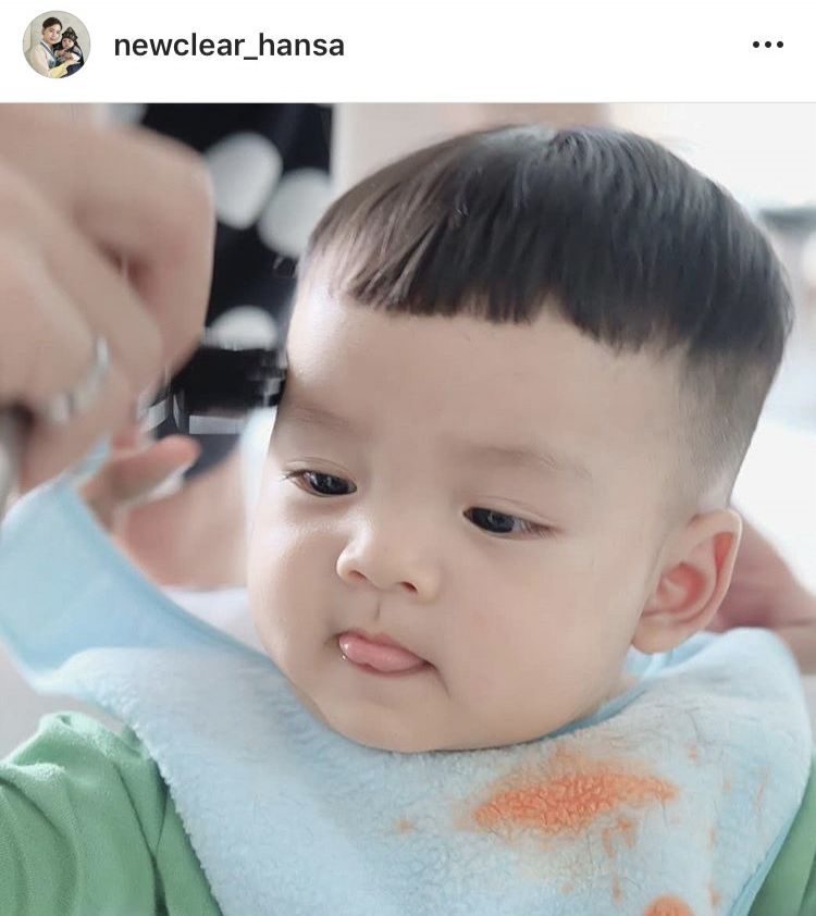 น้องไทก้า ตัดผมใหม่